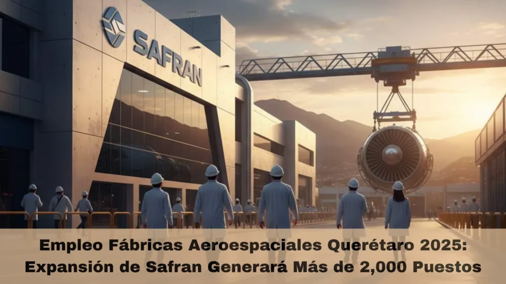Empleo Fábricas Aeroespaciales Querétaro 2025: Expansión de Safran Generará Más de 2,000 Puestos