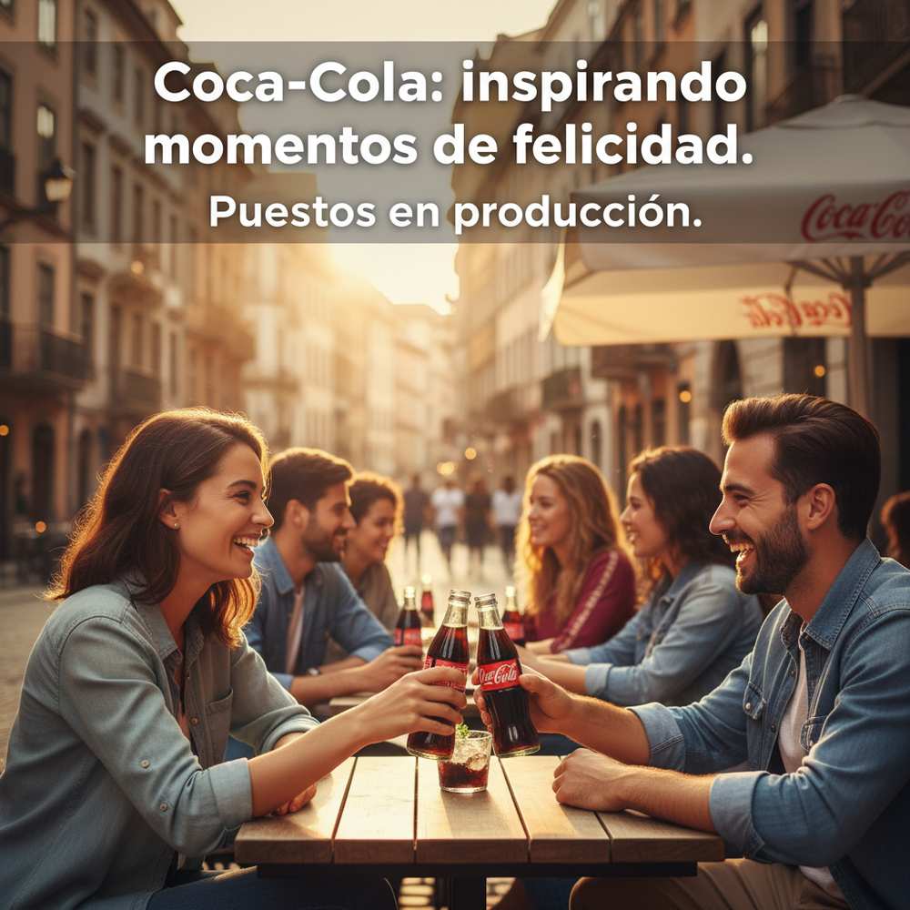 Coca-Cola: inspirando momentos de felicidad. Puestos en producción