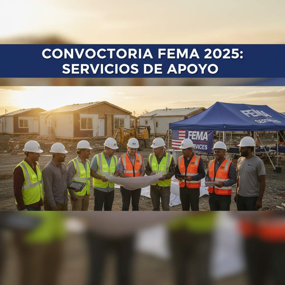Convocatoria FEMA 2025: servicios de apoyo