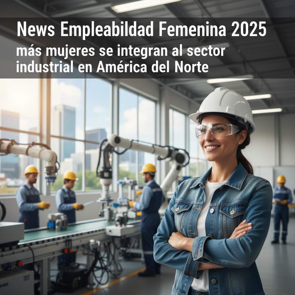 News Empleabilidad Femenina 2025: más mujeres se integran al sector industrial en América del Norte